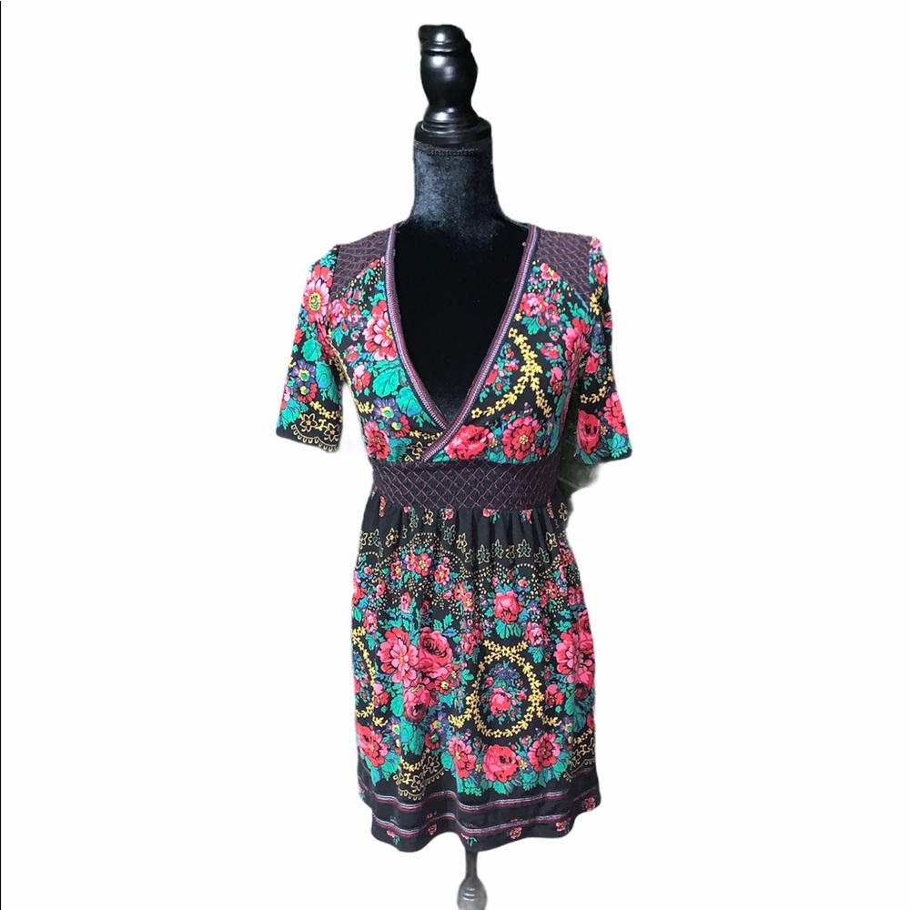 Free People Printed Dress Size XS